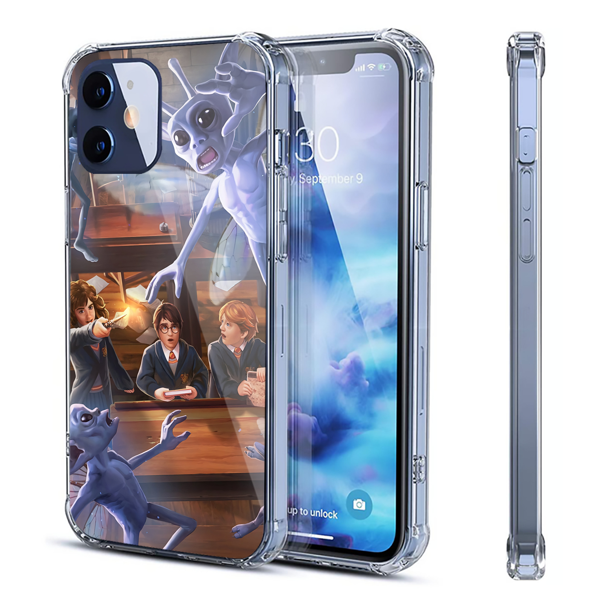 （画像用） Harry Potter ハリー・ポッターシリーズ 【iPhone 12シリーズ対応】透明スマホケース（クリアソフトケース）